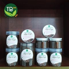 Bột cà phê tắm trắng, tẩy tế bào chết, nguyên chất đến từng hạt nhỏ, dùng đắp mặt và body, dưỡng da an toàn, thân thiện