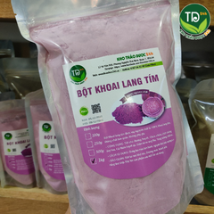 Bột khoai lang tím hữu cơ sấy lạnh, tạo màu & mùi thơm cho nhiều món ăn an toàn (bánh, chè, cháo, súp)