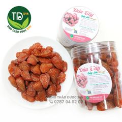 Dâu tây sấy dẻo Đà Lạt, nguyên chất 100%, không đường, món ăn vặt yêu thích cho người ăn kiêng