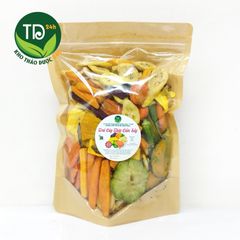 Hoa quả sấy khô thập cẩm, rau củ sấy, món ăn vặt khoái khẩu cho những chuyến picnic, làm đẹp da, hỗ trợ giảm cân