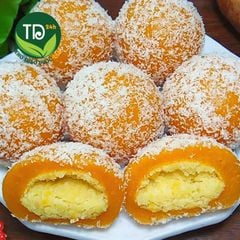 Bột bí đỏ (bí ngô) sấy lạnh nguyên chất 100%, tạo màu cho bánh kẹo, đồ uống, cháo, súp, thạch dừa, rau câu, làm mặt nạ