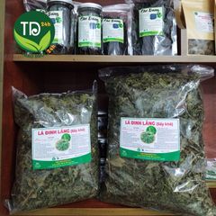 Lá đinh lăng sấy khô, sạch thơm, hàng loại 1, giảm căng thẳng lo âu, giảm đau đầu, trợ tiêu hóa, đầy hơi, khó tiêu