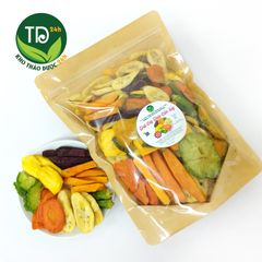 Hoa quả sấy khô thập cẩm, rau củ sấy, món ăn vặt khoái khẩu cho những chuyến picnic, làm đẹp da, hỗ trợ giảm cân