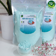 Bột mặt nạ dẻo Collagen Bạc Hà nguyên chất chuyên dùng trong Spa giúp giảm mụn sáng da