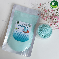 Bột mặt nạ dẻo Collagen Bạc Hà nguyên chất chuyên dùng trong Spa giúp giảm mụn sáng da