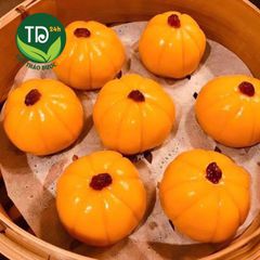 Bột bí đỏ (bí ngô) sấy lạnh nguyên chất 100%, tạo màu cho bánh kẹo, đồ uống, cháo, súp, thạch dừa, rau câu, làm mặt nạ