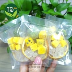 Trà chanh dây kim quất, nguyên liệu sấy thăng hoa, nước uống trắng da Triệu Lộ Tư, giúp da sáng mịn, trợ tiêu hóa