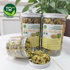 Hoa cúc nụ sấy lạnh, giúp thanh nhiệt, trợ tiêu hoá, giải độc, mát gan, sáng mắt, tăng cường miễn dịch