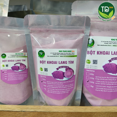Bột khoai lang tím hữu cơ sấy lạnh, tạo màu & mùi thơm cho nhiều món ăn an toàn (bánh, chè, cháo, súp)