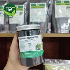 Bột than tre hoạt tính 100% organic, giúp răng trắng sáng, sạch mảng bám ố vàng, tạo màu thực phẩm tự nhiên