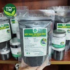 Bột than tre hoạt tính 100% organic, giúp răng trắng sáng, sạch mảng bám ố vàng, tạo màu thực phẩm tự nhiên