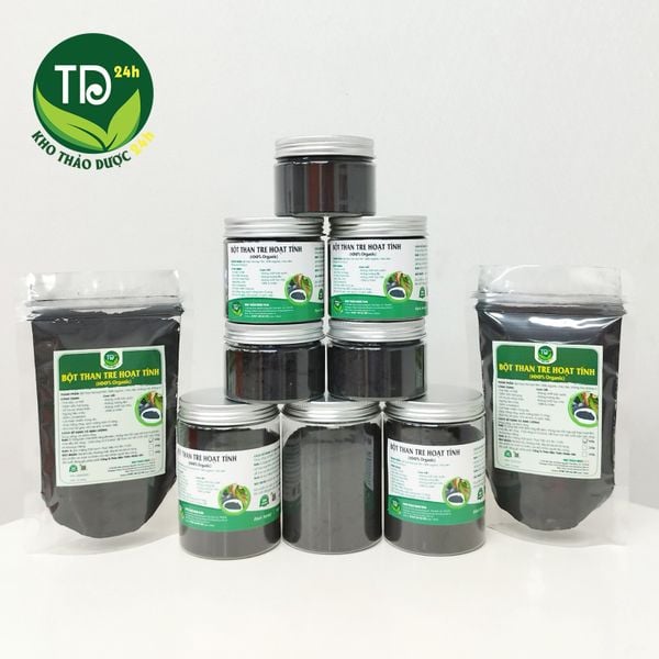 Bột than tre hoạt tính 100% organic, giúp răng trắng sáng, sạch mảng b ...