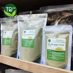 Bột Trà Xanh Matcha nguyên chất 100 %, hương liệu tự nhiên làm bánh, đắp mặt, pha chế đồ uống