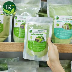Bột rau má sấy lạnh nguyên chất, tách gân siêu mịn, detox cơ thể, thanh nhiệt, đẹp da, tốt tiêu hóa I Kho thảo dược 24h