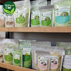 Bột rau má sấy lạnh nguyên chất, tách gân siêu mịn, detox cơ thể, thanh nhiệt, đẹp da, tốt tiêu hóa I Kho thảo dược 24h