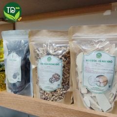 Chân nấm hương Khô (Chân nấm đông cô) Loại 1, dùng làm chà bông chay