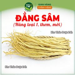Đẳng Sâm loại đặc biệt, sợi to, vàng, dùng làm trà, sắc nước, hầm canh, bồi bổ sức khỏe, bổ khí huyết