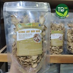 Gừng lát sấy khô, thơm cay nồng, làm trà gừng, xông giải cảm