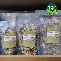 Gừng lát sấy khô, thơm cay nồng, làm trà gừng, xông giải cảm