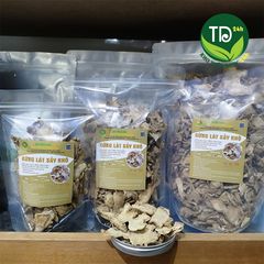 Gừng lát sấy khô, thơm cay nồng, làm trà gừng, xông giải cảm