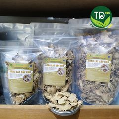 Gừng lát sấy khô, thơm cay nồng, làm trà gừng, xông giải cảm