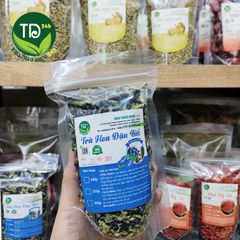 Trà hoa đậu biếc 100% thiên nhiên, nguyên liệu pha trà, nấu nướng, làm bánh, lên màu thực phẩm tự nhiên, không hóa chất