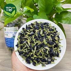 Trà hoa đậu biếc 100% tự nhiên, dùng pha chế, nấu nướng, làm bánh, lên màu thực phẩm hoàn toàn tự nhiên