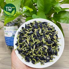 Trà hoa đậu biếc 100% thiên nhiên, nguyên liệu pha trà, nấu nướng, làm bánh, lên màu thực phẩm tự nhiên, không hóa chất