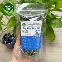 Trà hoa đậu biếc 100% thiên nhiên, nguyên liệu pha trà, nấu nướng, làm bánh, lên màu thực phẩm tự nhiên, không hóa chất