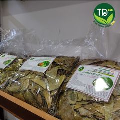 Lá mãng cầu xiêm sấy khô, giúp ổn định đường huyết, an thần ngủ ngon, hạ huyết áp, giảm stress, tốt cho tiêu hóa