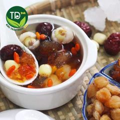 Long nhãn Hưng Yên sấy khô, dùng nấu chè, pha trà, chưng yến, hầm canh, an thần, ngủ ngon, tăng tuổi thọ