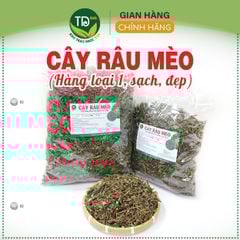 Cây Râu Mèo khô, hỗ trợ sỏi thận, thông tiểu, điều hòa huyết áp cho người cao huyết áp.