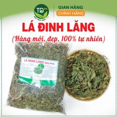 Lá đinh lăng sấy khô, sạch thơm, hàng loại 1, giảm căng thẳng lo âu, giảm đau đầu, trợ tiêu hóa, đầy hơi, khó tiêu
