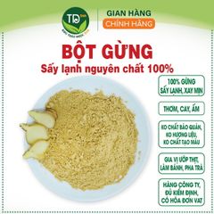 Bột gừng sẻ sấy lạnh nguyên chất 100%, tăng sức đề kháng, làm đẹp da, làm gia vị cho nhiều món ăn ngon