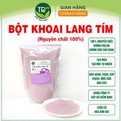 Bột khoai lang tím hữu cơ sấy lạnh, tạo màu & mùi thơm cho nhiều món ăn an toàn (bánh, chè, cháo, súp)