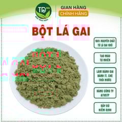 Bột lá gai 100% nguyên chất từ lá gai khô, chuyên dùng làm bánh gai, bánh ít, bánh cam, chè trôi nước, tạo màu tự nhiên