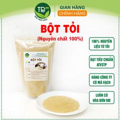 Bột tỏi nguyên chất 100%, gia vị ướp thịt, hải sản cho các món chiên, xào, nướng, kho, giá tốt I Kho Thảo Dược 24h