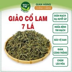Trà giảo cổ lam 7 lá SaPa, giảm cholesterol trong máu, lưu thông máu não, ngừa tai biến, đột quỵ