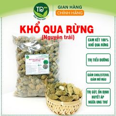Khổ qua rừng sấy khô (Mướp đắng rừng sấy khô) nguyên trái, nguyên quả, ổn định huyết áp, tốt cho người bị gút, giảm cân