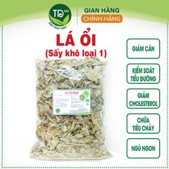Lá ổi sấy khô (hàng loại 1), giảm cholesterol, giảm cân hiệu quả, cải thiện tiêu hóa, ngừa rụng tóc, cảm lạnh, ho