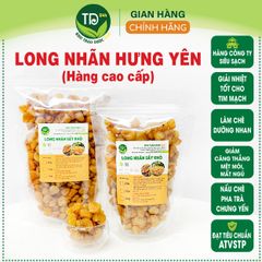 Long nhãn Hưng Yên sấy khô, dùng nấu chè, pha trà, chưng yến, hầm canh, an thần, ngủ ngon, tăng tuổi thọ