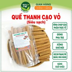 [HÀNG CAO CẤP] Quế thanh (quế điếu) cạo vỏ Yên Bái, gia vị thơm, uống trà, trang trí, xông phòng