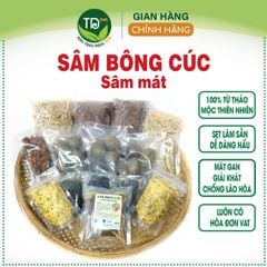 Sâm bông cúc, set đủ vị nấu 5 lít nước, tặng kèm hạt chia bên trong, hàng mùa mới, chuyên dùng cho gia đình và hàng quán