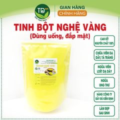Tinh bột nghệ vàng nguyên chất 100%, hàng công ty, đầy đủ kiểm định
