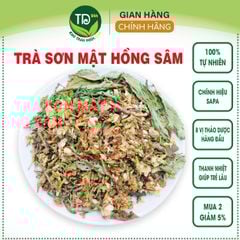Trà sơn mật hồng sâm SaPa kết hợp từ 4 loại thảo dược quý, thanh nhiệt, giải độc