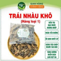 Trái Nhàu Khô giúp tiêu hóa dễ dàng, lợi tiểu, nhuận trường, ổn định huyết áp, tăng cường miễn dịch I Kho thảo dược 24h