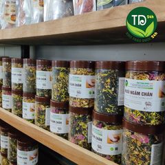 Hũ muối ngâm chân thảo dược giúp thải độc tố, giảm đau xương khớp, thư giãn tinh thần, giảm mẩn ngứa