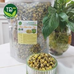 Hoa cúc nụ sấy lạnh, giúp thanh nhiệt, trợ tiêu hoá, giải độc, mát gan, sáng mắt, tăng cường miễn dịch