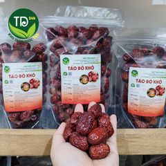 Táo đỏ Tân Cương chín sấy khô, nguyên liệu nấu chè, chưng yến, hầm canh, pha trà, loại 1, ngủ ngon, tốt cho tim mạch