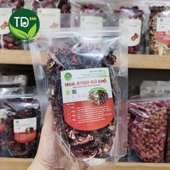 Hoa Atiso đỏ khô (Hoa bụp giấm/Hoa Hibiscus), nguyên liệu pha trà, chưng yến, làm siro
